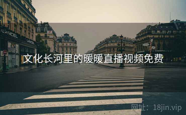 文化长河里的暖暖直播视频免费